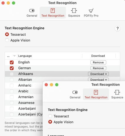 PDFify 多语言 OCR 与 PDF 综合处理工具 for Mac截图1