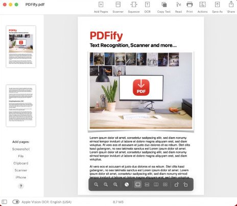PDFify 多语言 OCR 与 PDF 综合处理工具 for Mac截图2