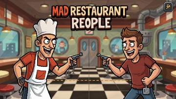疯狂餐厅人(Mad Restaurant People)双人对战模式画面