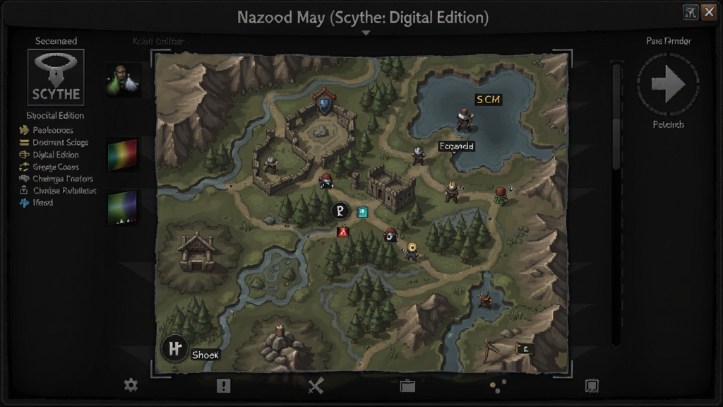 镰刀战争(Scythe: Digital Edition)新手教程地图探索界面