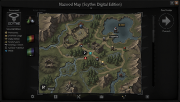 镰刀战争(Scythe: Digital Edition)新手教程地图探索界面
