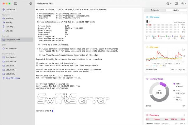 SwiftServer 服务器管理与监控 for Mac截图3