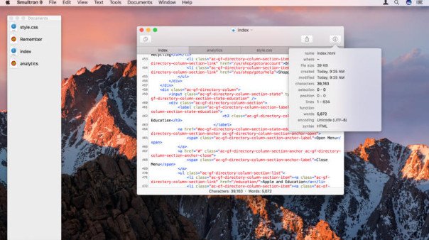 Smultron 代码文档编辑器 for Mac截图2