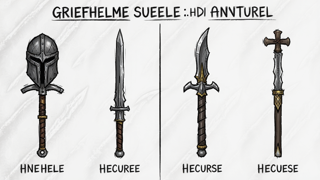 Griefhelm 各种武器 对比 图