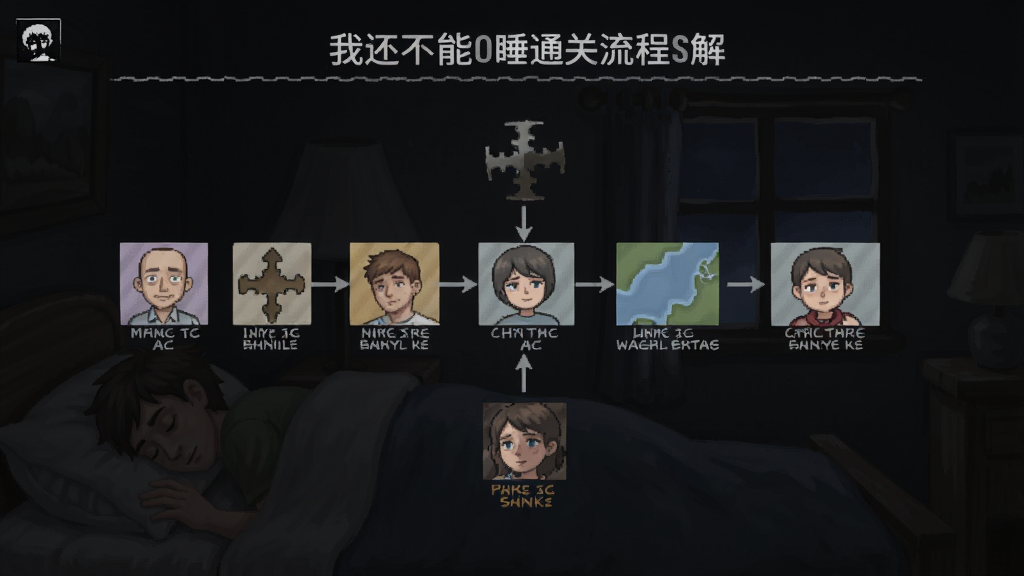我还不能睡 通关流程 解谜 画面