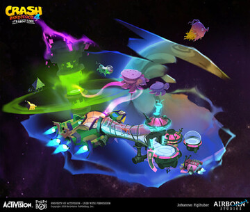 ��ײ����(Crash World)�޵�ģʽЧ����ͼ