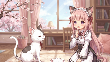 NEKOPARA-Extra 猫娘互动场景高清壁纸