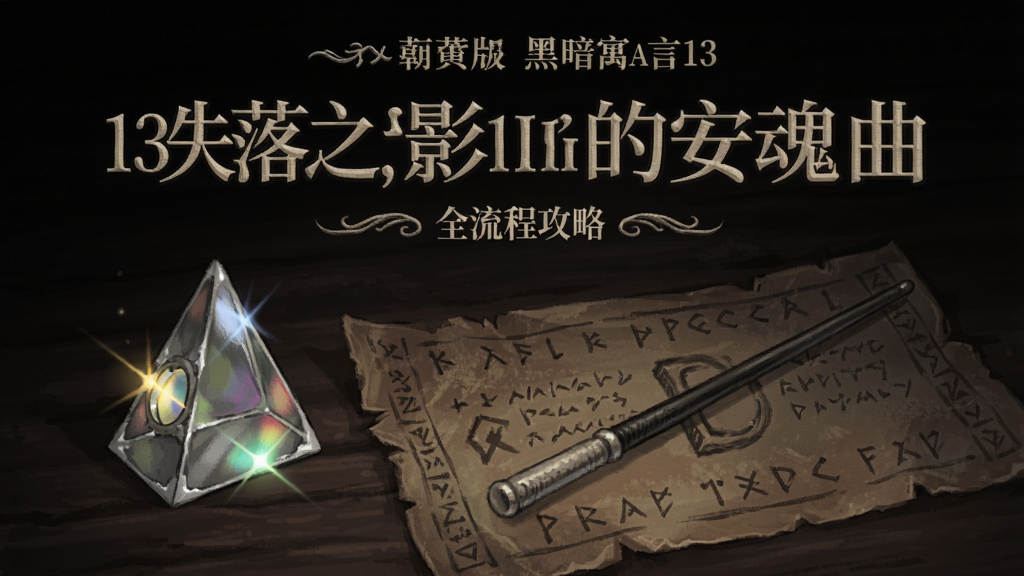 黑暗寓言13失落之影的安魂曲中文典藏版 全流程攻略 关键道具 棱镜与指挥棒