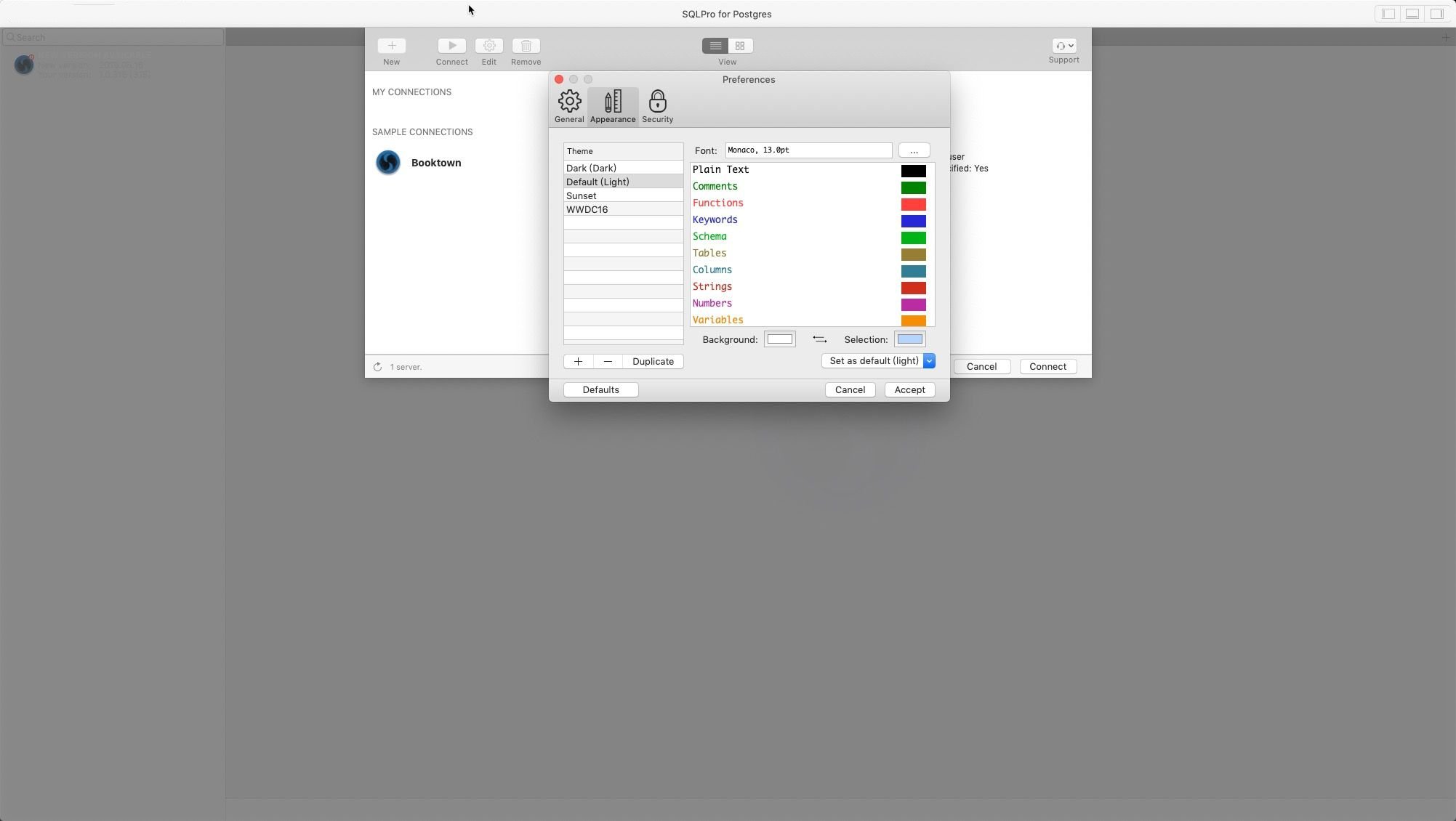 SQLPro for Postgres Mac数据库客户端截图2