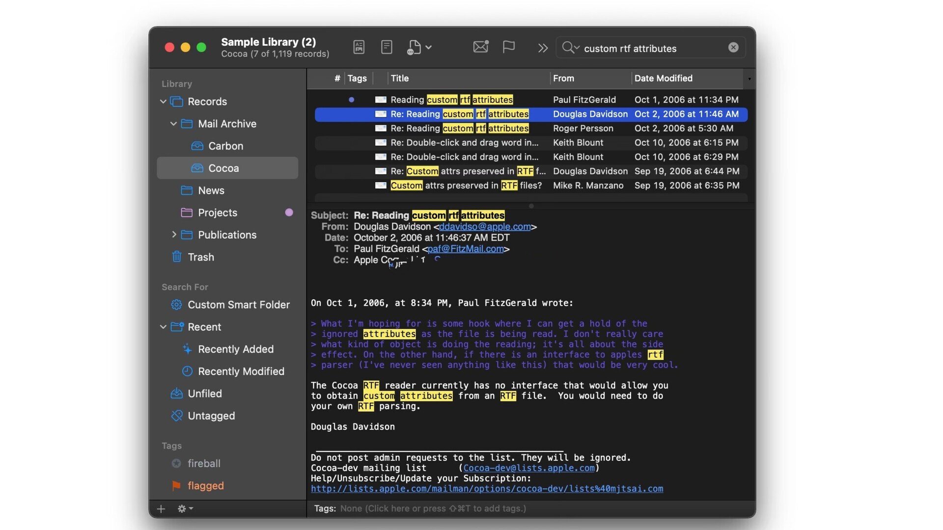 EagleFiler for Mac(Mac数字信息管理器)截图1