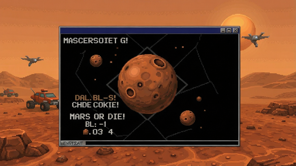 火星或死(Mars or Die!)游戏秘籍控制台界面