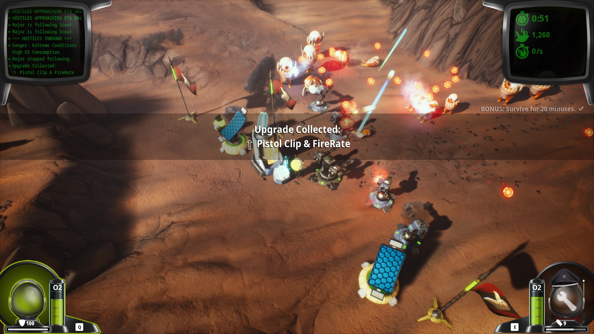 火星或死(Mars or Die!)兵种搭配战斗场面