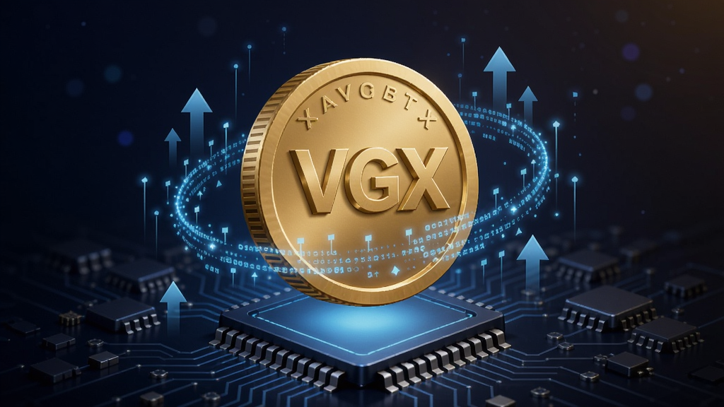 һ�����ֲ�ͼ����������һöӡ�С�VGX��������3D��ɫ����������оƬ��·���ϣ���Χ��������ɫ�������������ļ�ͷ�������ǽ�������ɫ��������δ���пƼ���ʮ�㣬ͻ��VGX����Ϊ���ܻ��ҵĽ���ý������