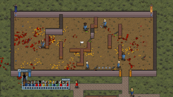 大逃杀大亨(Battle Royale Tycoon)游戏主界面与竞技场建造场景