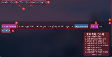 Expressions强大的正则表达式工具 for Mac Expressions强大的正则表达式工具 for Mac