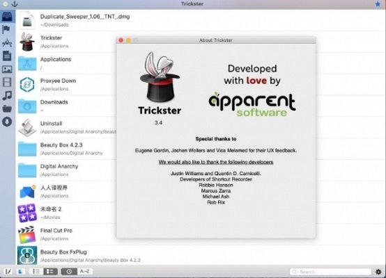 Trickster 快速访问经常使用的文件 for Mac截图2