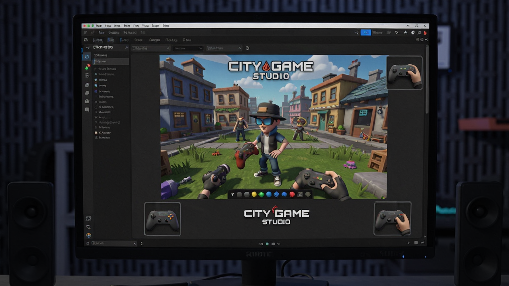 城市游戏工作室(City Game Studio) 游戏开发 制作界面