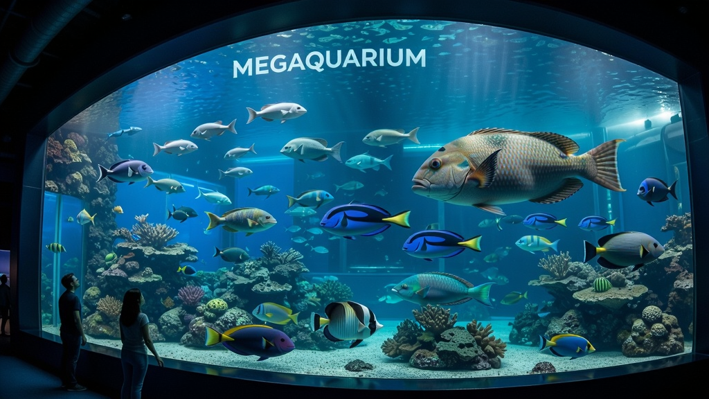����ˮ���(Megaquarium)��������չʾ