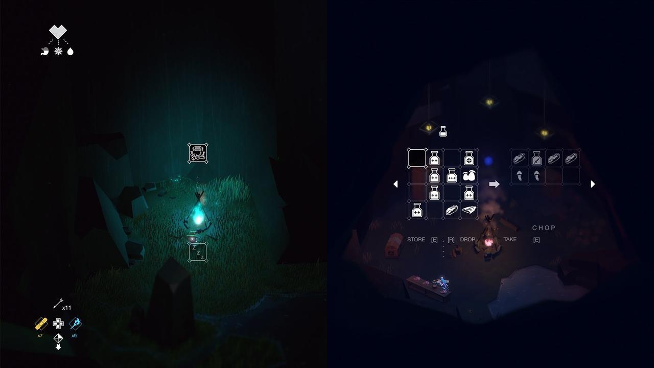 Below游戏操作界面