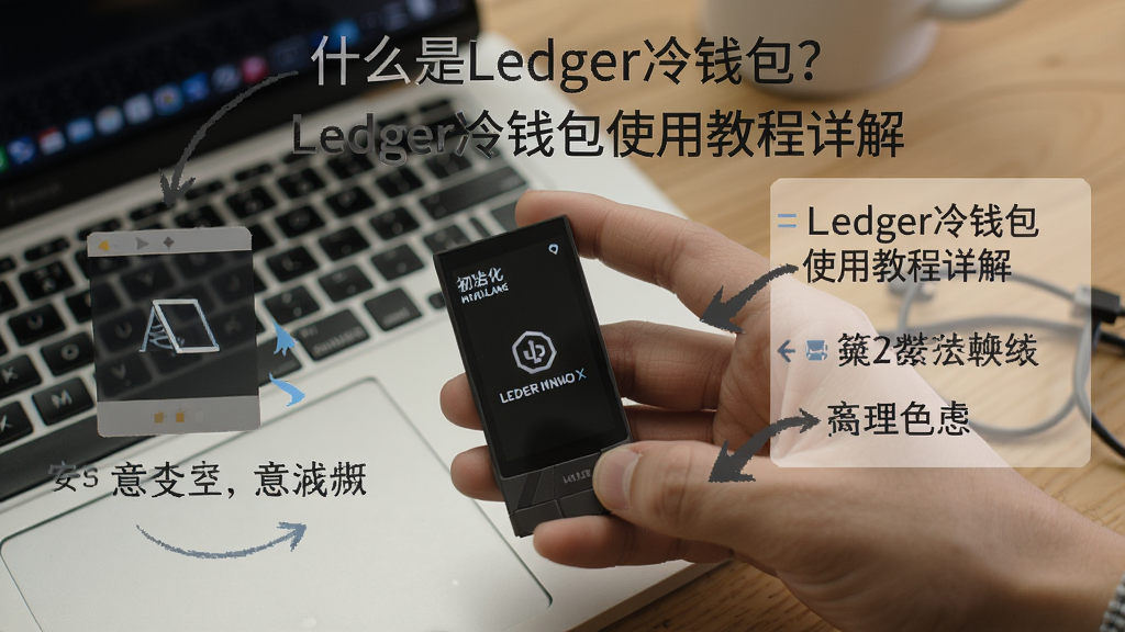 һֻ�ֳ�Ledger Nano X��Ǯ���豸���ڱʼǱ��Աߣ���Ļ����ʾ��ʼ�����棬��Ҫͼ��˵����ʲô��Ledger��Ǯ����Ledger��Ǯ��ʹ�ý̳���⡱��ȫ���̰�ȫָ��