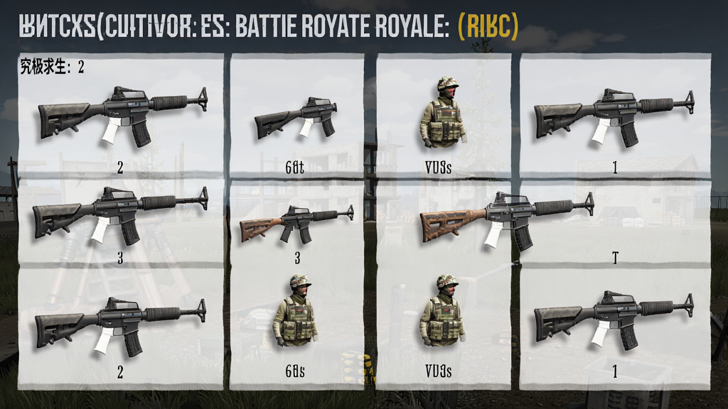 究极求生:大逃杀(SURVIVORS: Battle Royale)武器图鉴高清