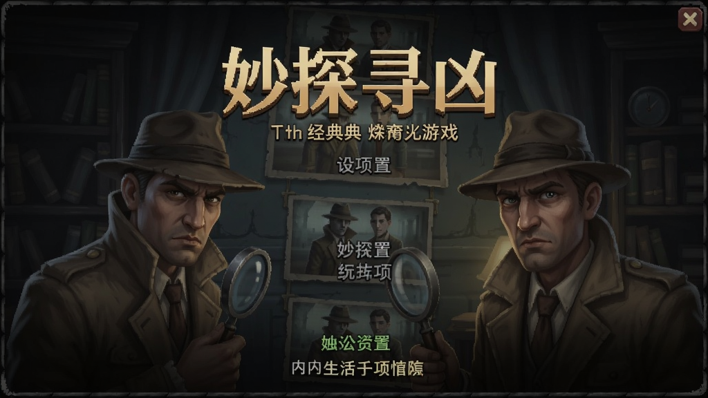 妙探寻凶:The Classic Mystery Game 中文设置界面 字幕选项