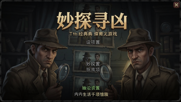 妙探寻凶:The Classic Mystery Game 中文设置界面 字幕选项