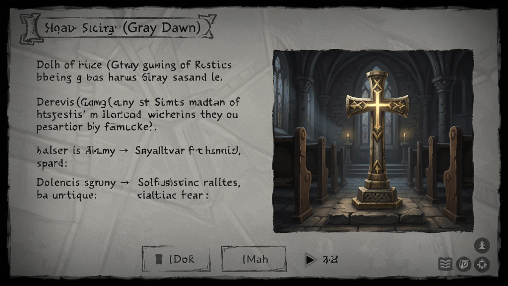 灰色黎明(Gray Dawn)剧情线索 修道院 圣物 沉浸式叙事截图