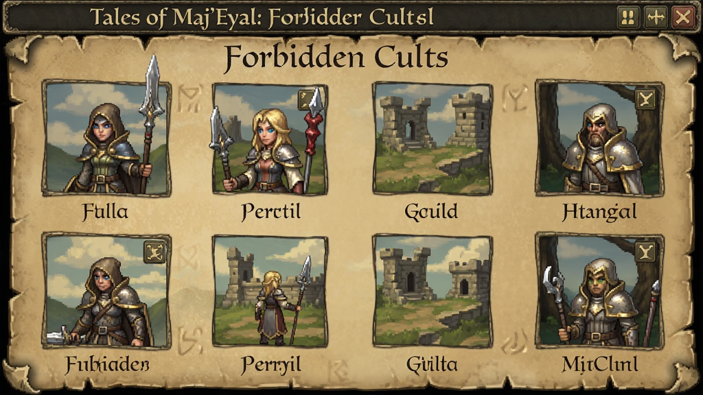 Tales of Maj'Eyal:Forbidden Cults 中文界面截图