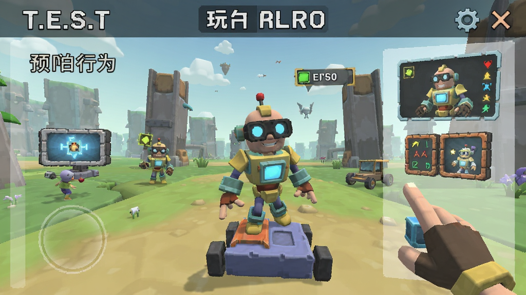 .T.E.S.T:预期行为 玩法操作界面