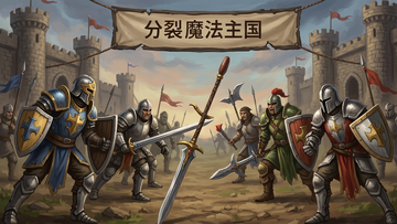 魔法传奇:分裂的王国战斗场景兵种对决