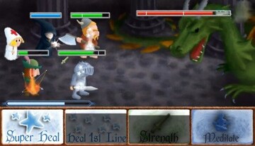 治愈者之路(Healer's Quest)新手战斗士气界面