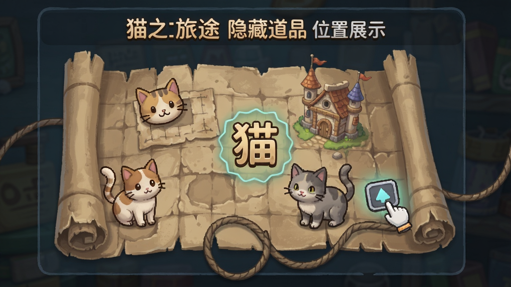 猫之旅途隐藏道具位置展示