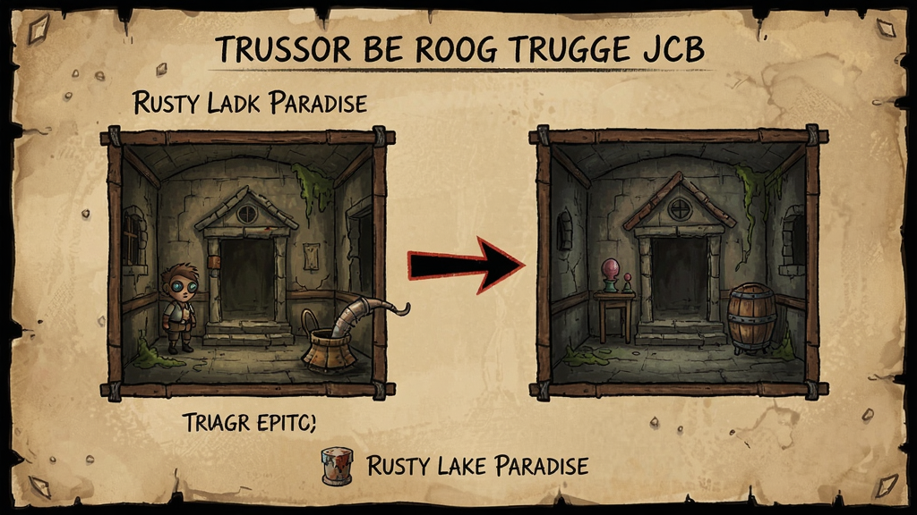 锈湖天堂岛(Rusty Lake Paradise)隐藏房间彩蛋触发位置图