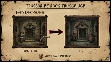 ������õ�(Rusty Lake Paradise)���ط���ʵ�����λ��ͼ