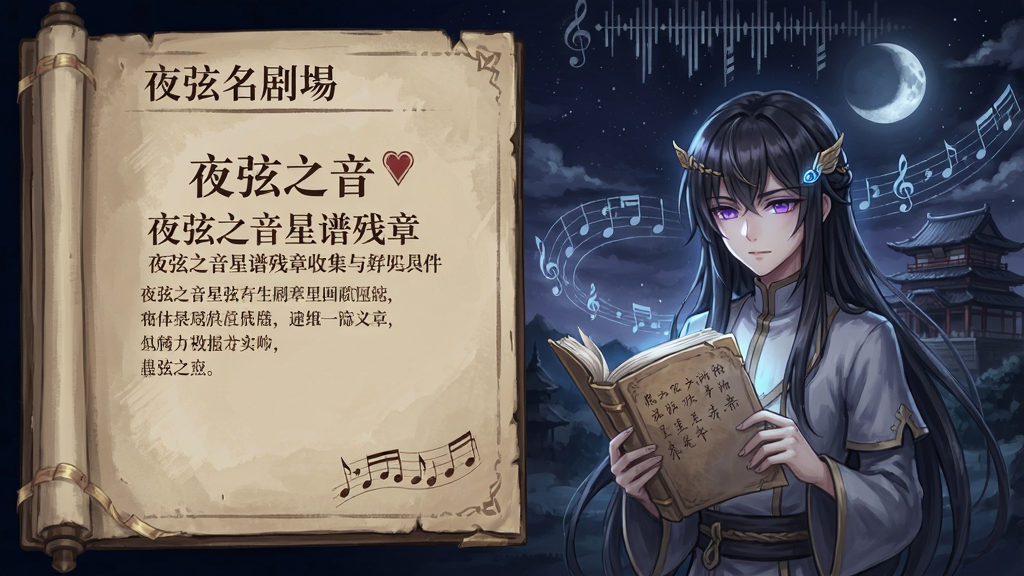 夜弦之音剧情名场面 夜弦之音星谱残章收集 夜弦之音剧情名场面 夜弦之音星谱残章收集