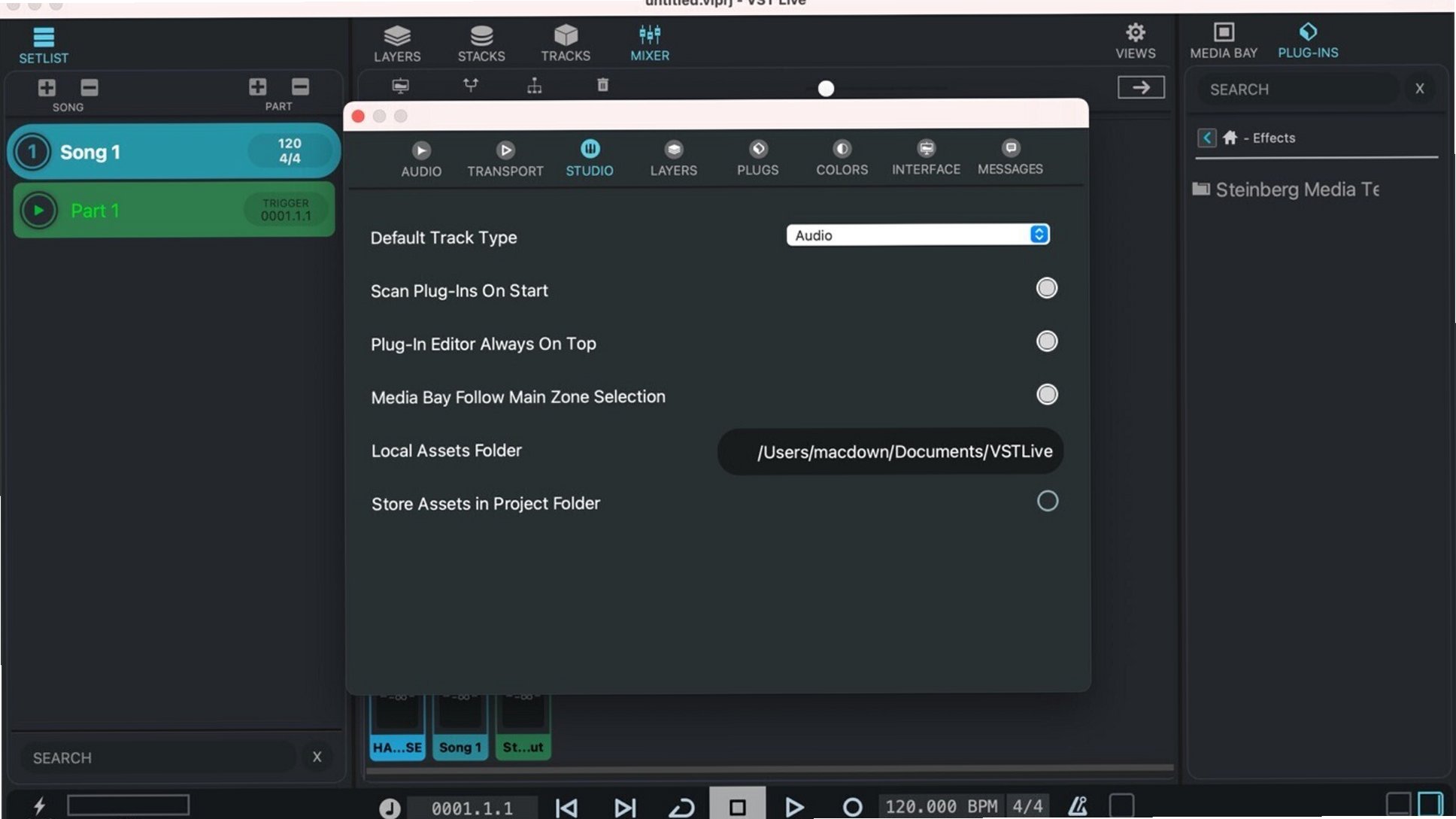 Steinberg VST Live Pro�ֳ��ݳ�ϵͳ for Mac��ͼ4