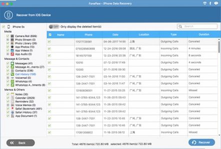FonePaw iPhone Data Recovery官方电脑版 FonePaw iPhone Data Recovery官方电脑版