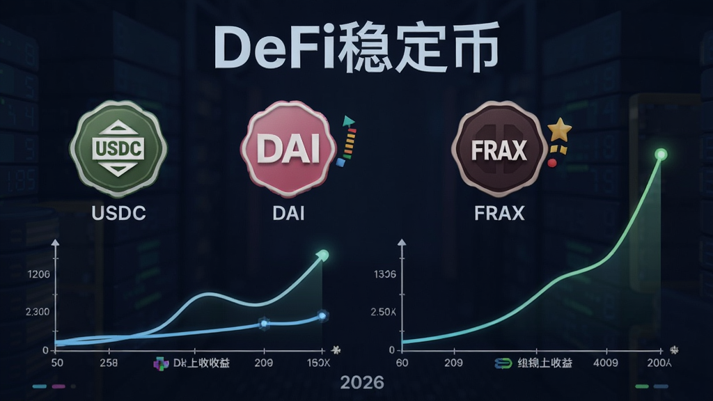 2026��ֵ�ù�ע��DeFi�ȶ���ʾ��ͼ������USDC��DAI��FRAX�ȴ���ͼ��������������ߣ���DeFi�ȶ��ҡ�