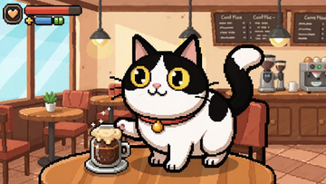 玛吉猫 游戏画面 咖啡厅场景