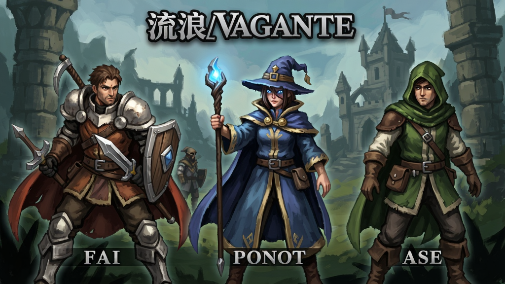 流浪(Vagante)游戏 职业角色 战士法师盗贼