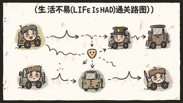 �����(Life is Hard)ͨ��·��ͼ