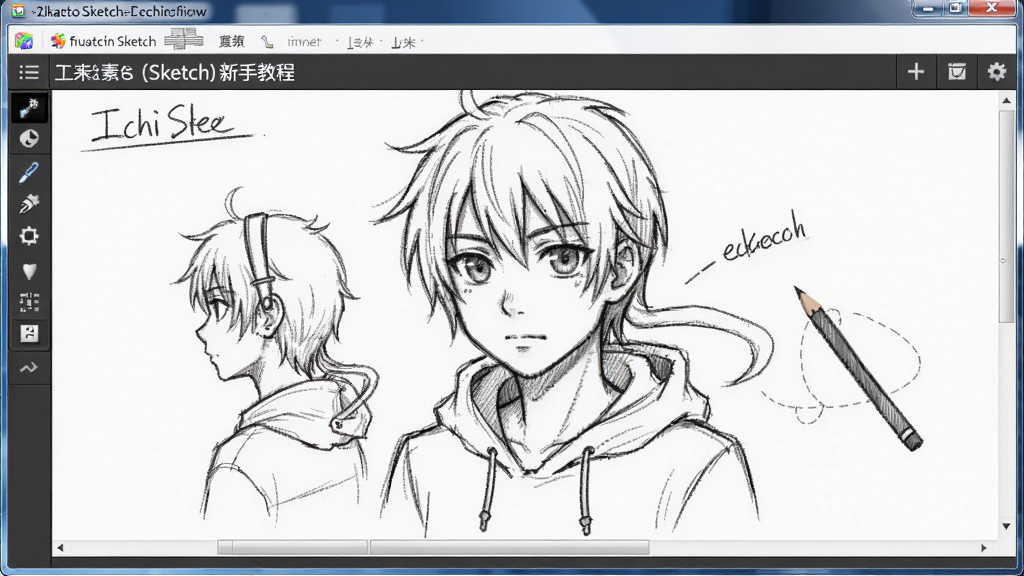工口素描(Ecchi Sketch)新手教程界面展示
