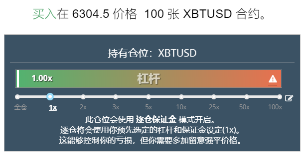 BitMEX���ջ������������ʽ����ʾ��ͼ