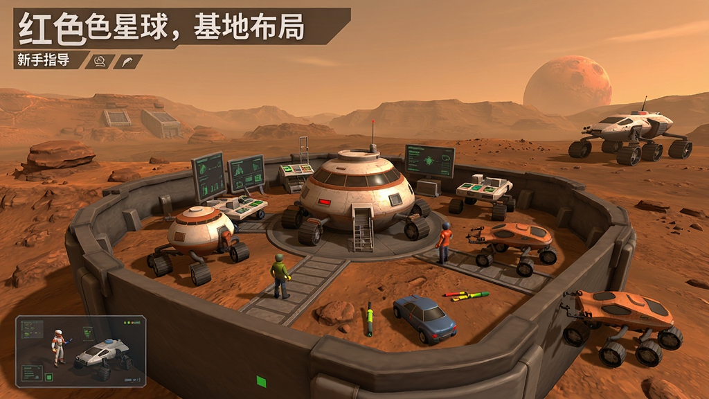 火星模拟器:红色星球 新手指导 基地布局