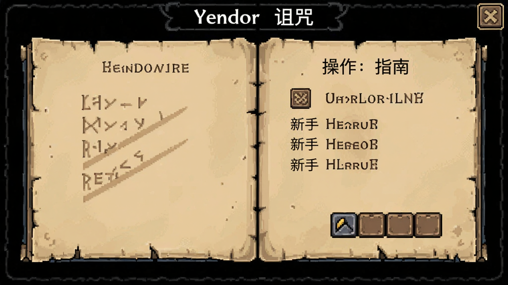 Yendor的诅咒 新手界面 操作指南