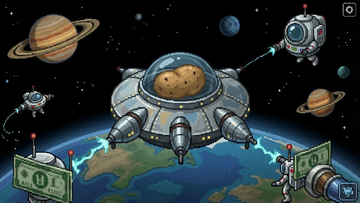 神圣土豆的太空飞船 赚钱 贸易 交易 截图