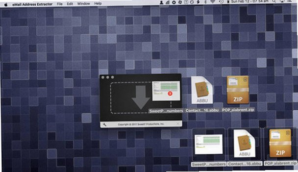 eMail Address Extractor for Mac 提取email邮件地址截图1