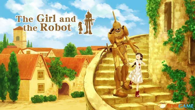 女孩和机器人 游戏场景 冒险