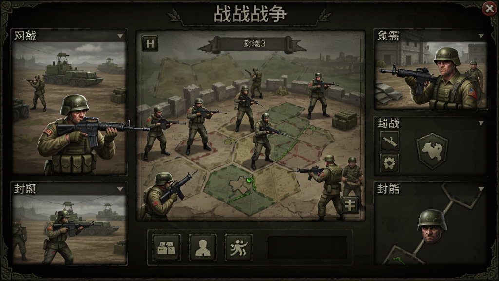 封锁战争故事 游戏界面 战术指挥界面